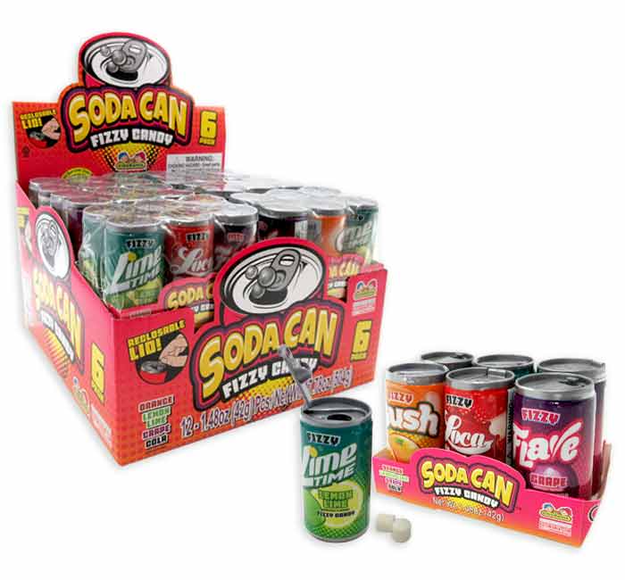 Soda Can Fizzy Candy
