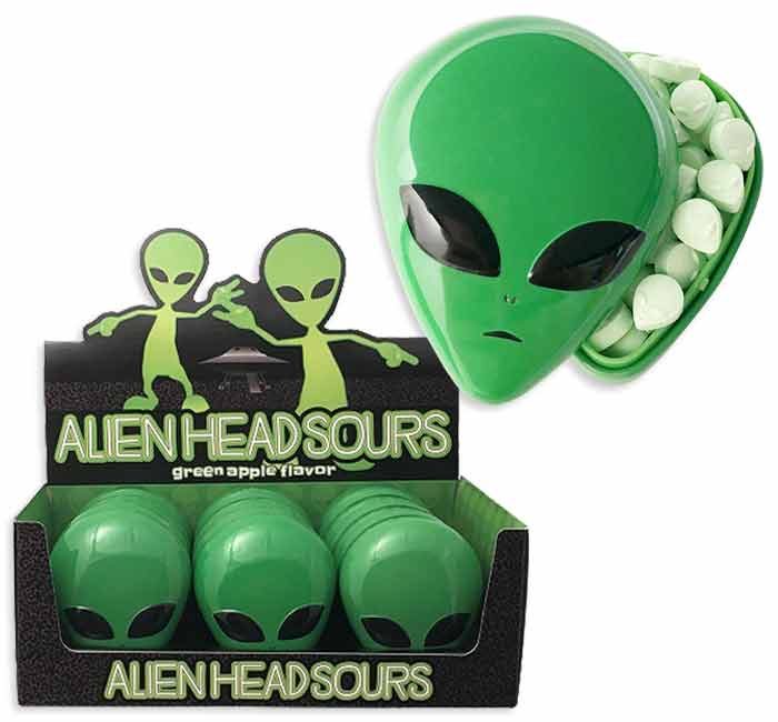 Alien Head Sours Tin